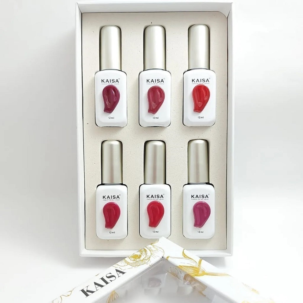 Kit Esmalte em Gel KAISA 12ML | 6 Cores